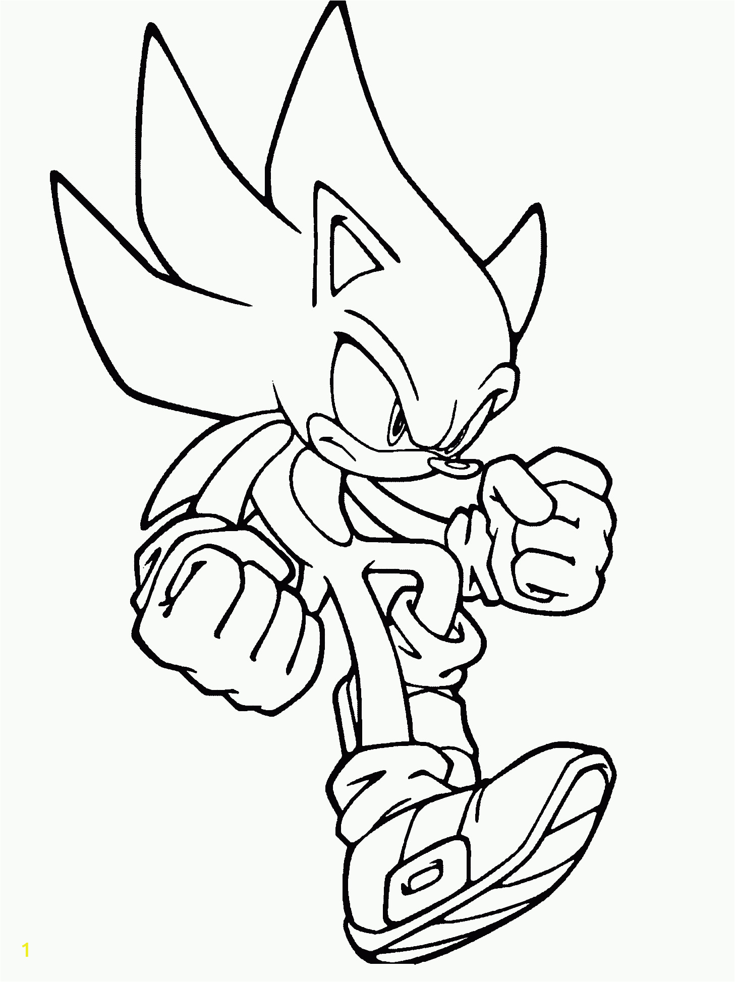 Super sonic sonic the Hedgehog Coloring Pages Super sonic Coloring Page Coloring Home