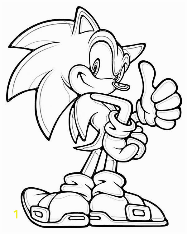 super sonic the hedgehog coloring pages
