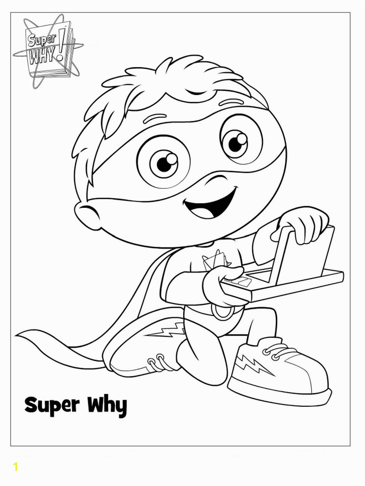 Super why Coloring Pages to Print Super why Coloring Child Coloring