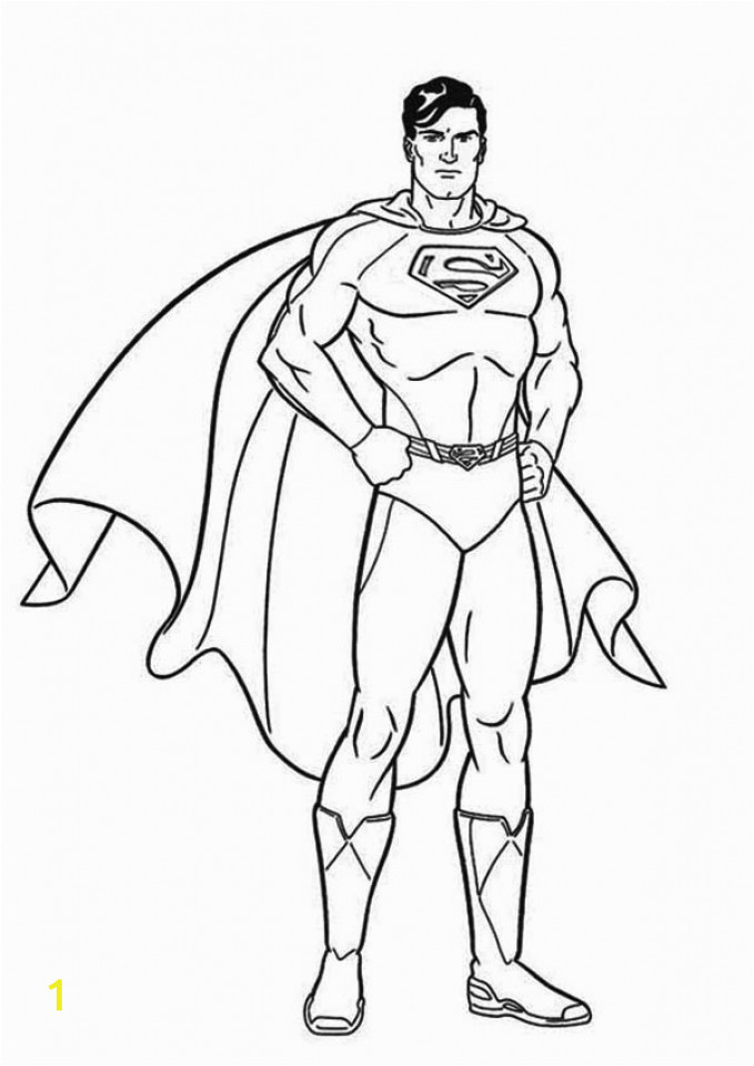 printable superman coloring pages online