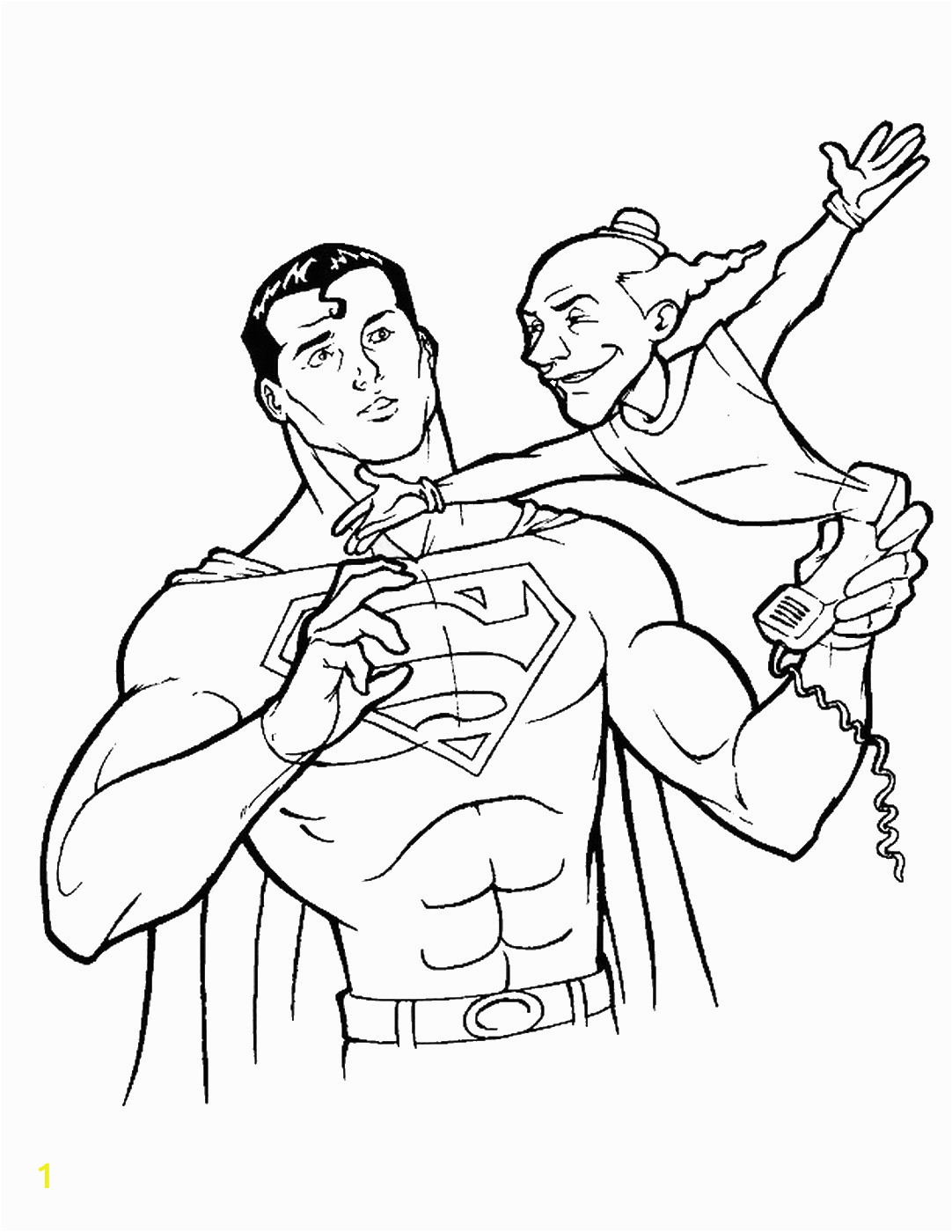 superman coloring pages