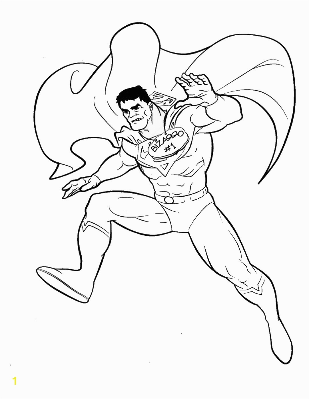 superman coloring pages