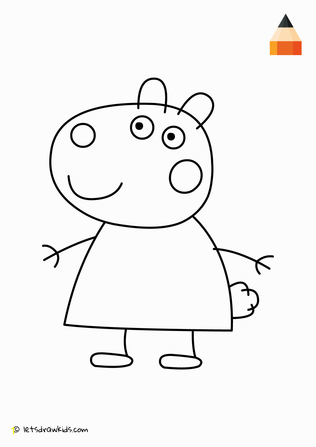 Suzy Sheep Peppa Pig Coloring Pages Coloring Page Peppa Pig Suzy Sheep