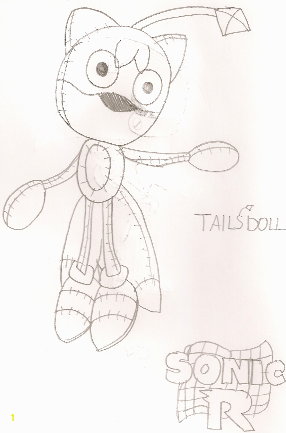 tails doll coloring pages