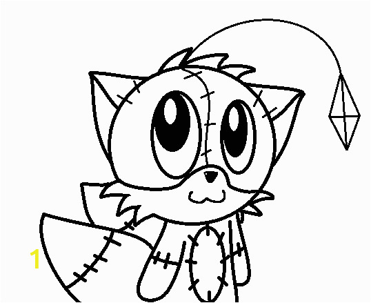 Tails Doll Lineart