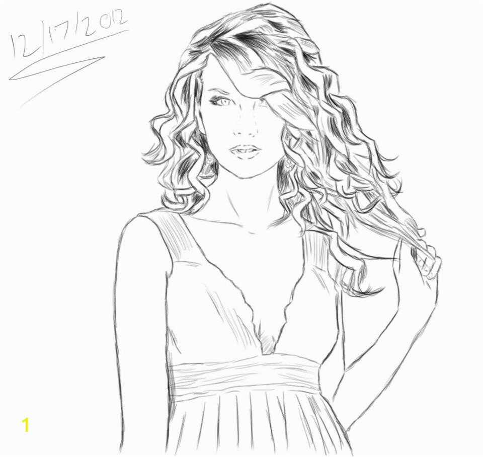 taylor swift free printable coloring pages