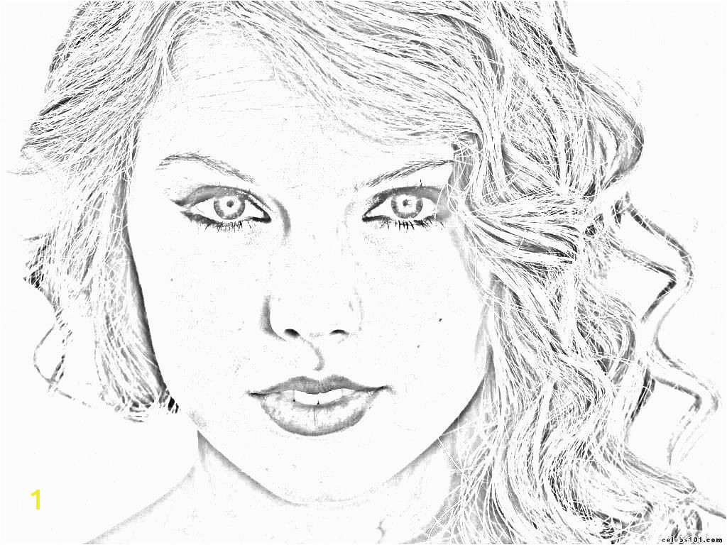 taylor swift free printable coloring pages