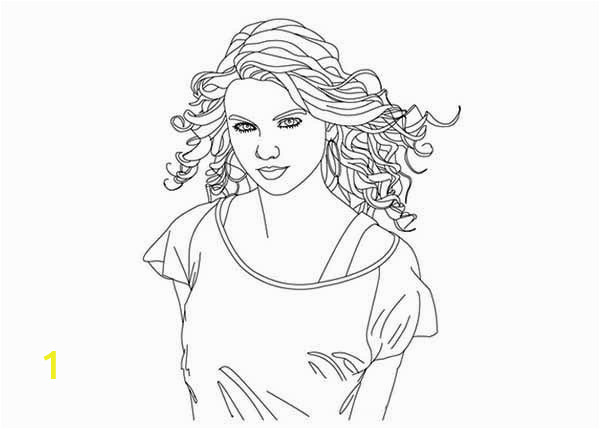Taylor Swift Black and White Coloring Pages Taylor Swift Black and White Coloring Pages – Clrg