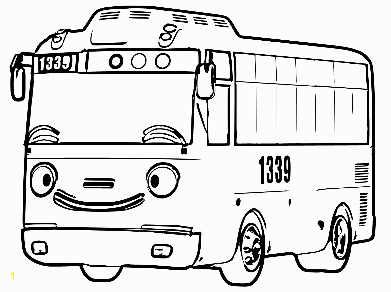 tayo coloring pages