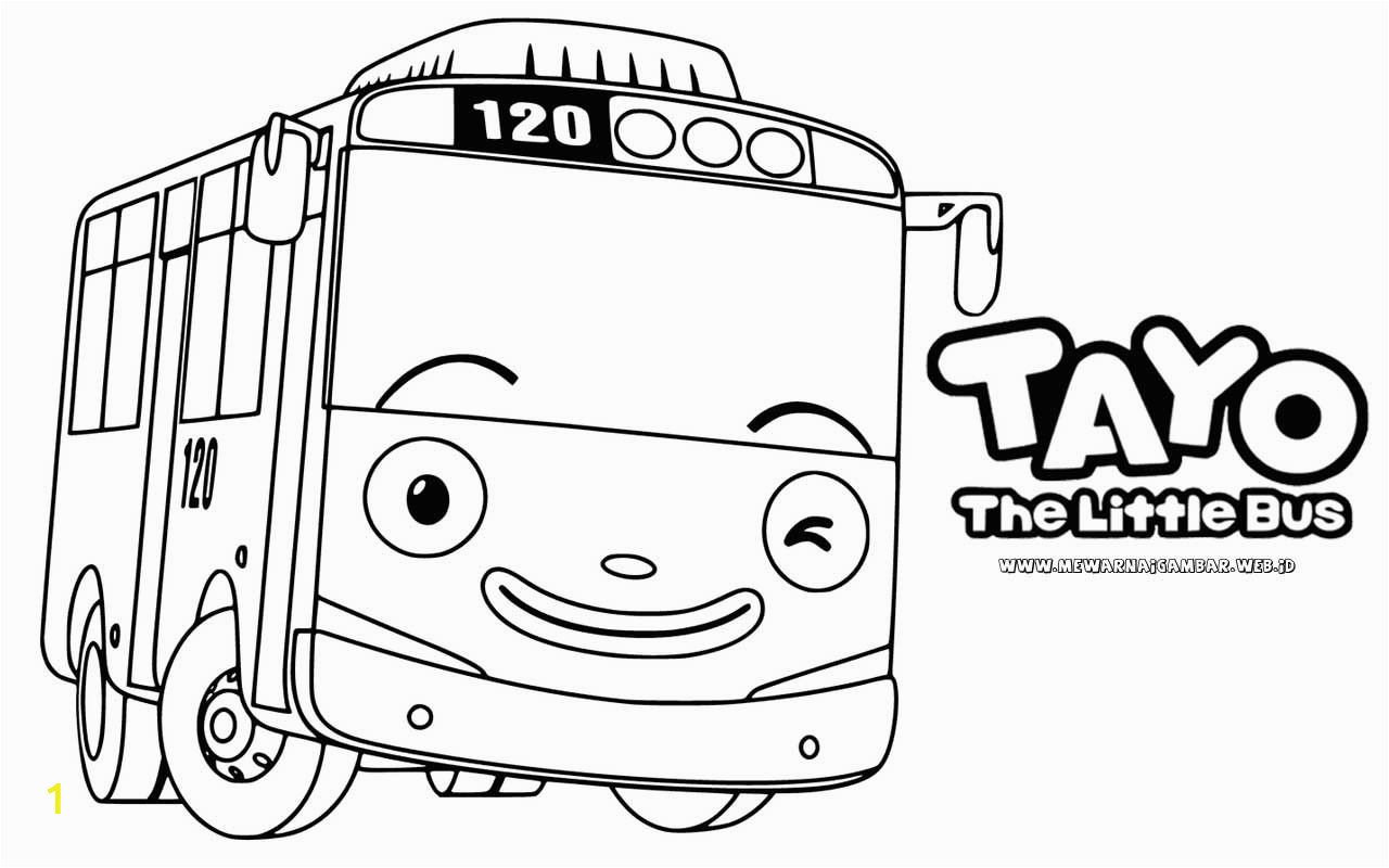 tayo the little bus coloring pages