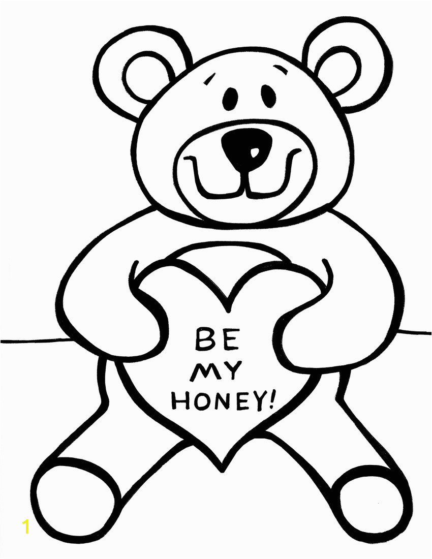 teddy bear coloring pages