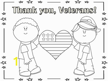 Veterans Day Thank you Veterans Mini Book and Coloring Pages