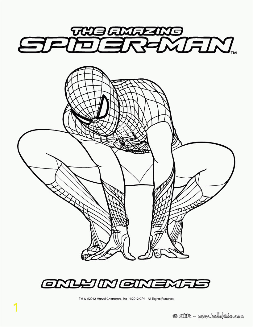 The Amazing Spiderman Printable Coloring Pages Spectacular Spider Man Coloring Pages Coloring Home
