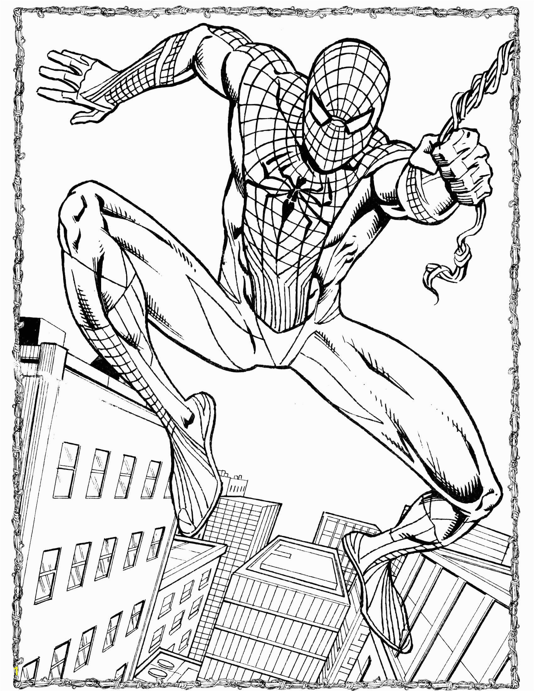 spider man coloring page 49