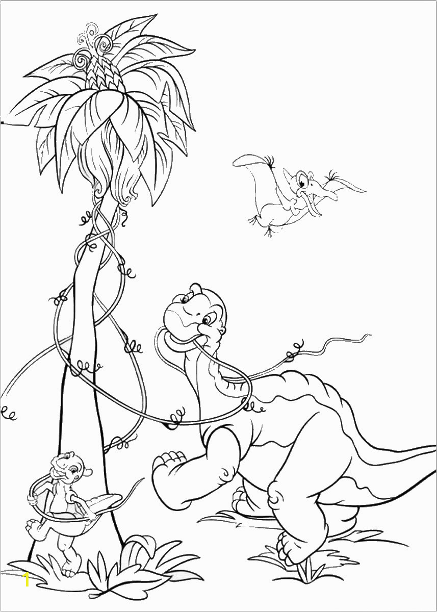 the land before time coloring pages