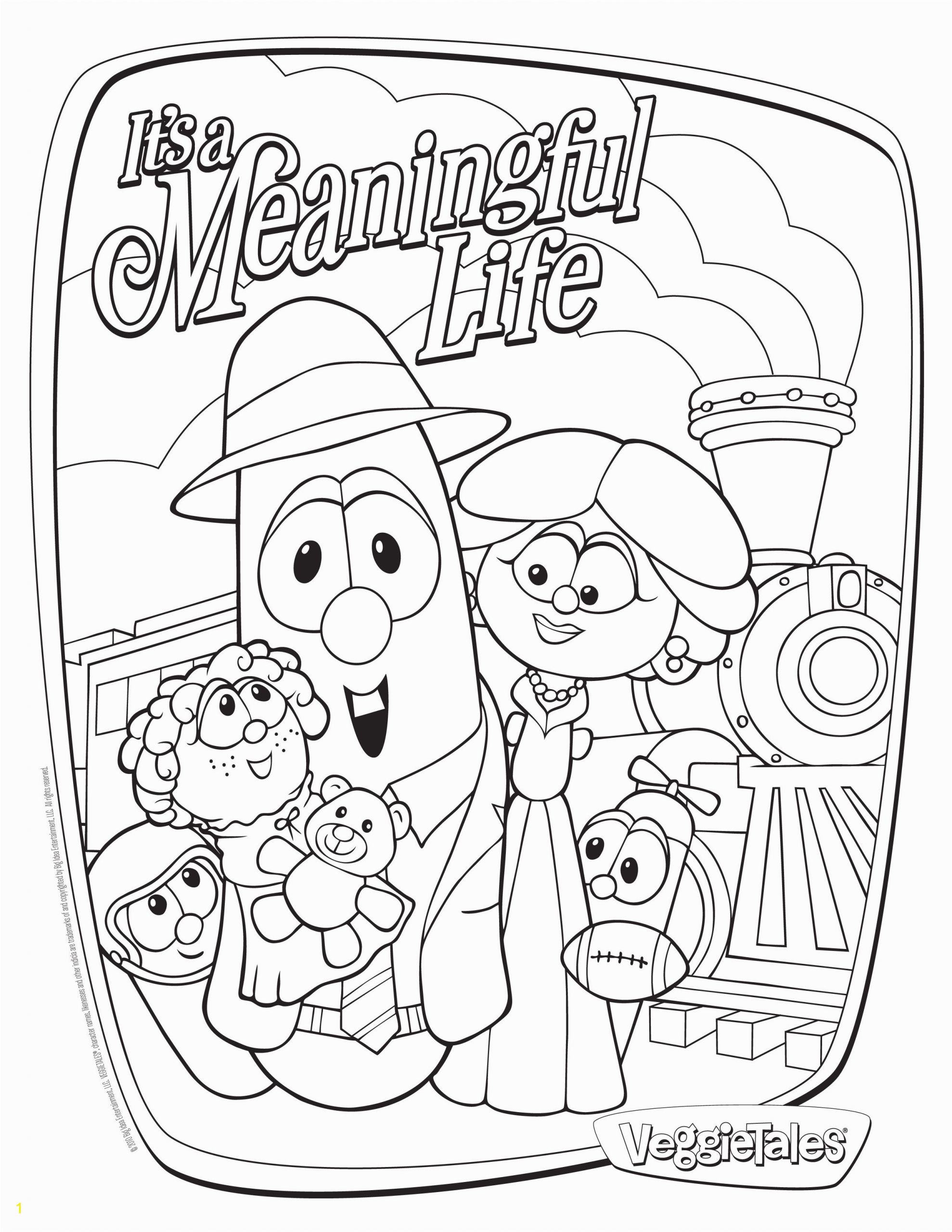 The League Of Incredible Vegetables Coloring Pages Veggie Tale Color Page