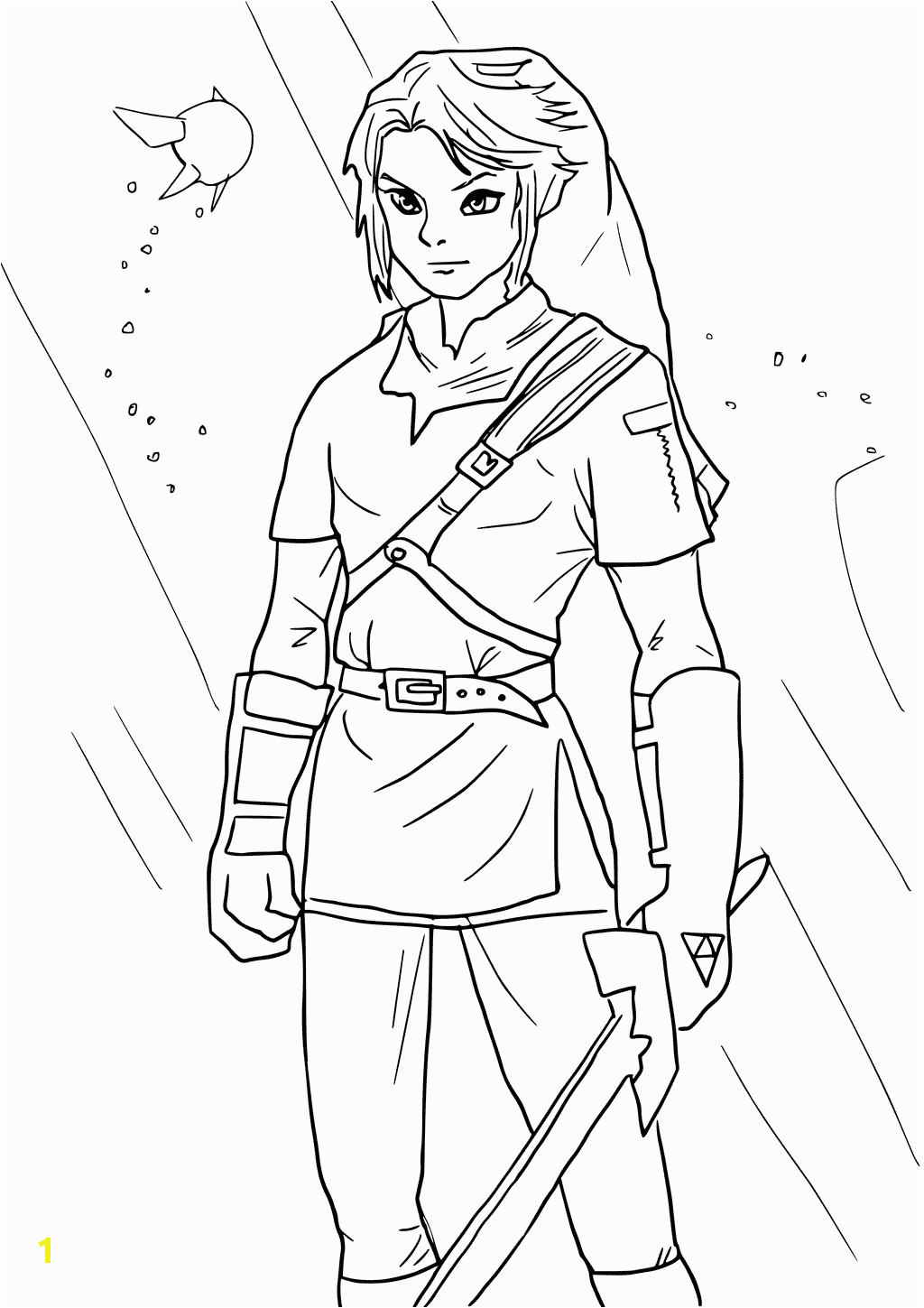 zelda coloring pages