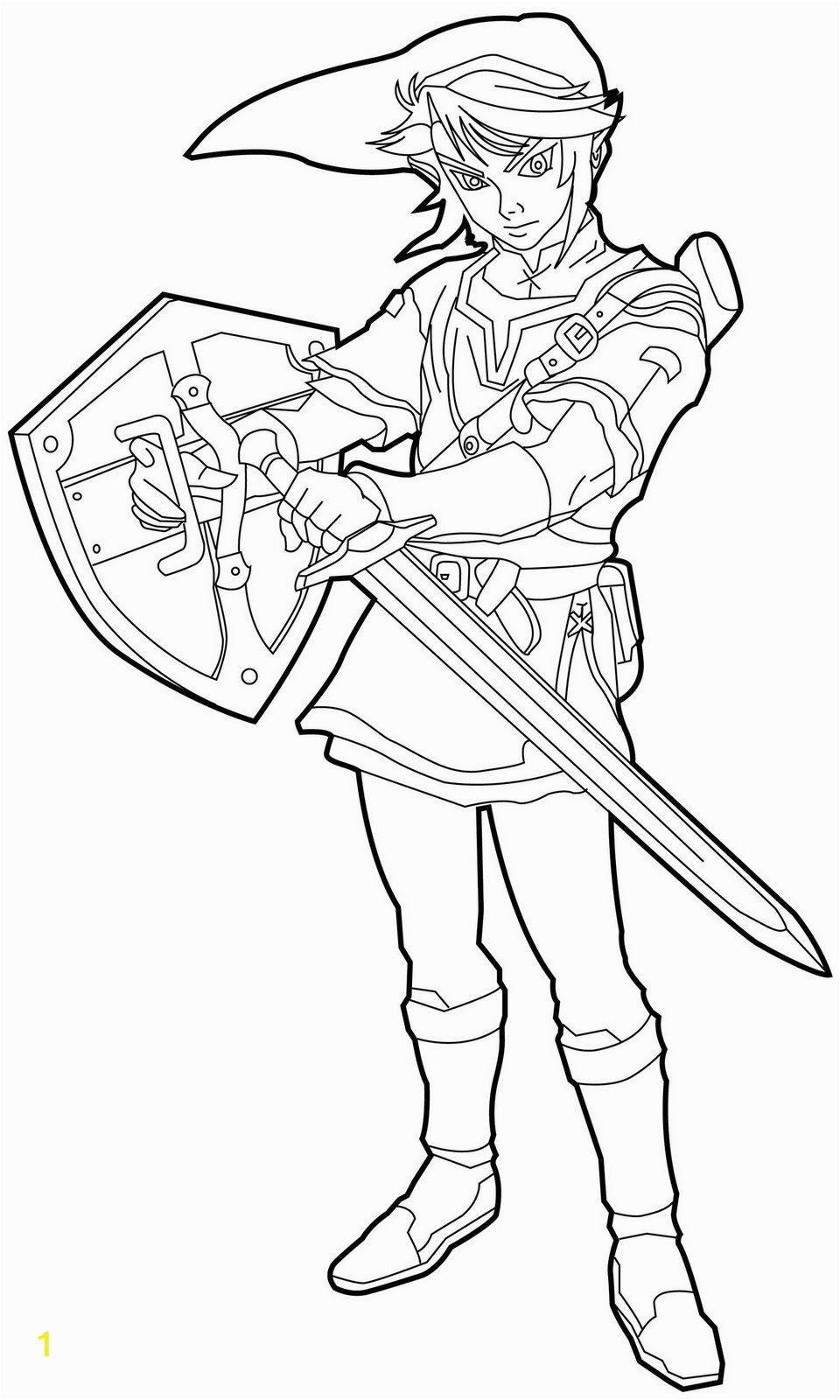 The Legend Of Zelda Coloring Pages Free Printable Zelda Coloring Pages for Kids