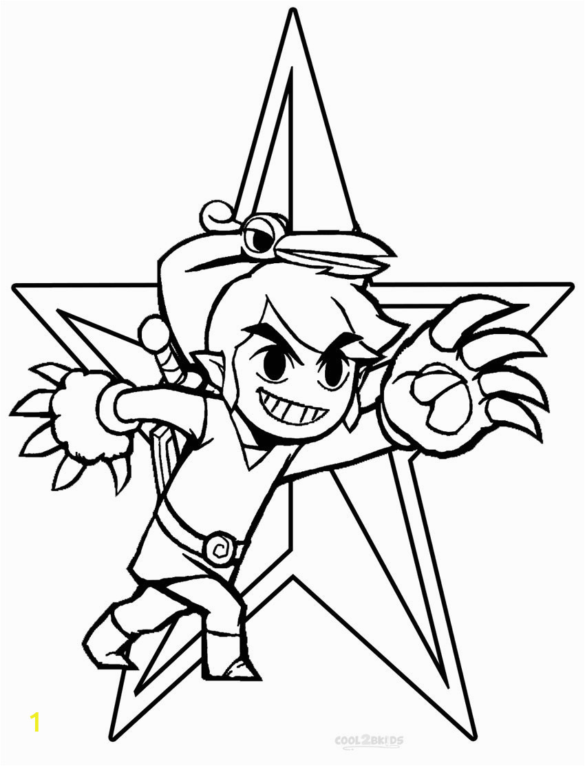 zelda coloring pages