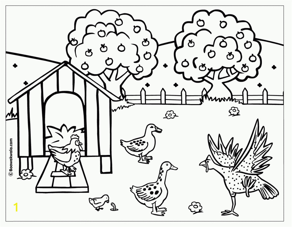 the little red hen coloring pages