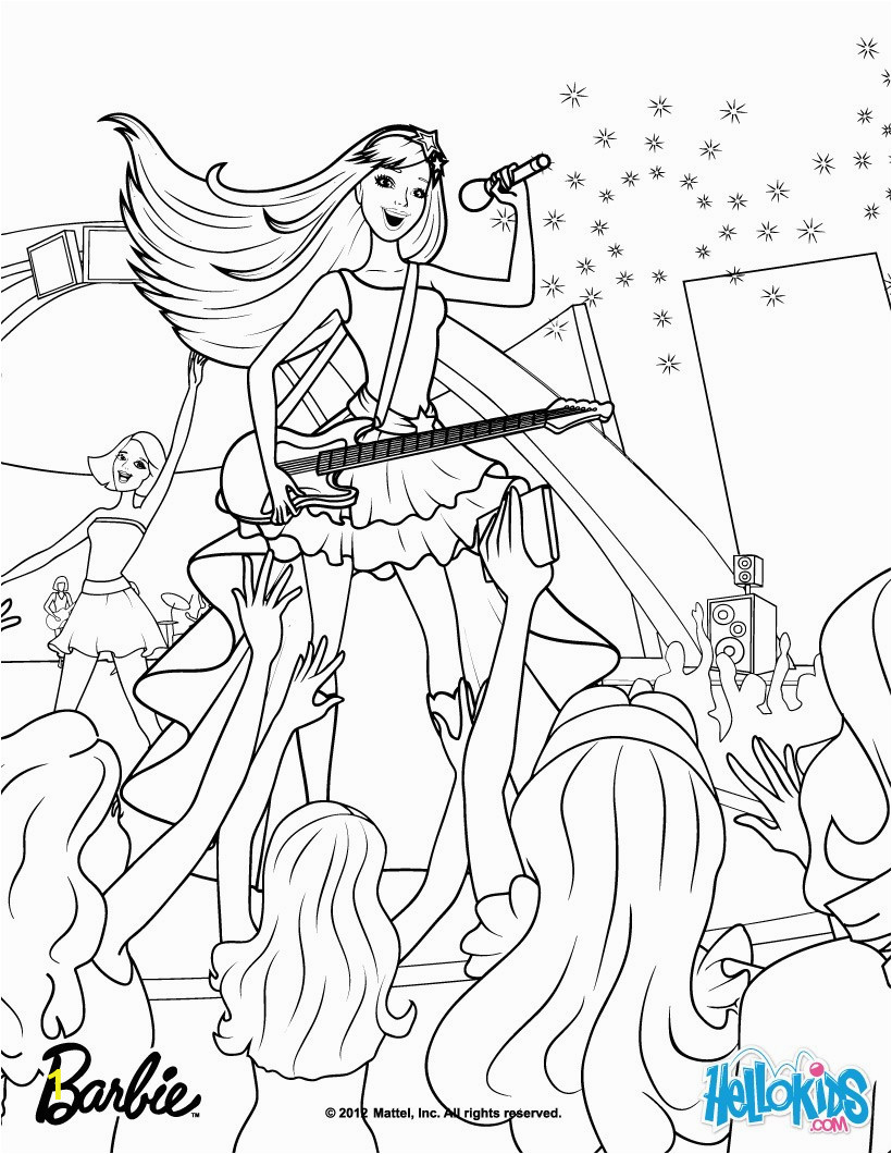 princess and popstar coloring pages