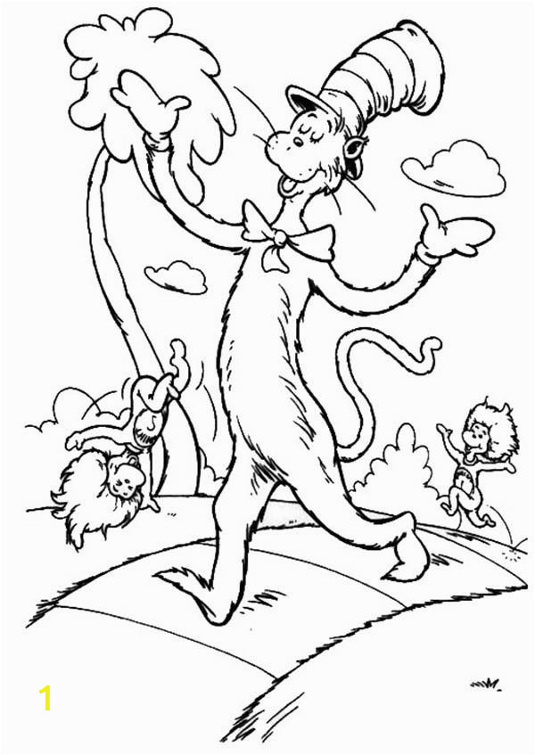 thing 1 and thing 2 coloring pages dr seuss