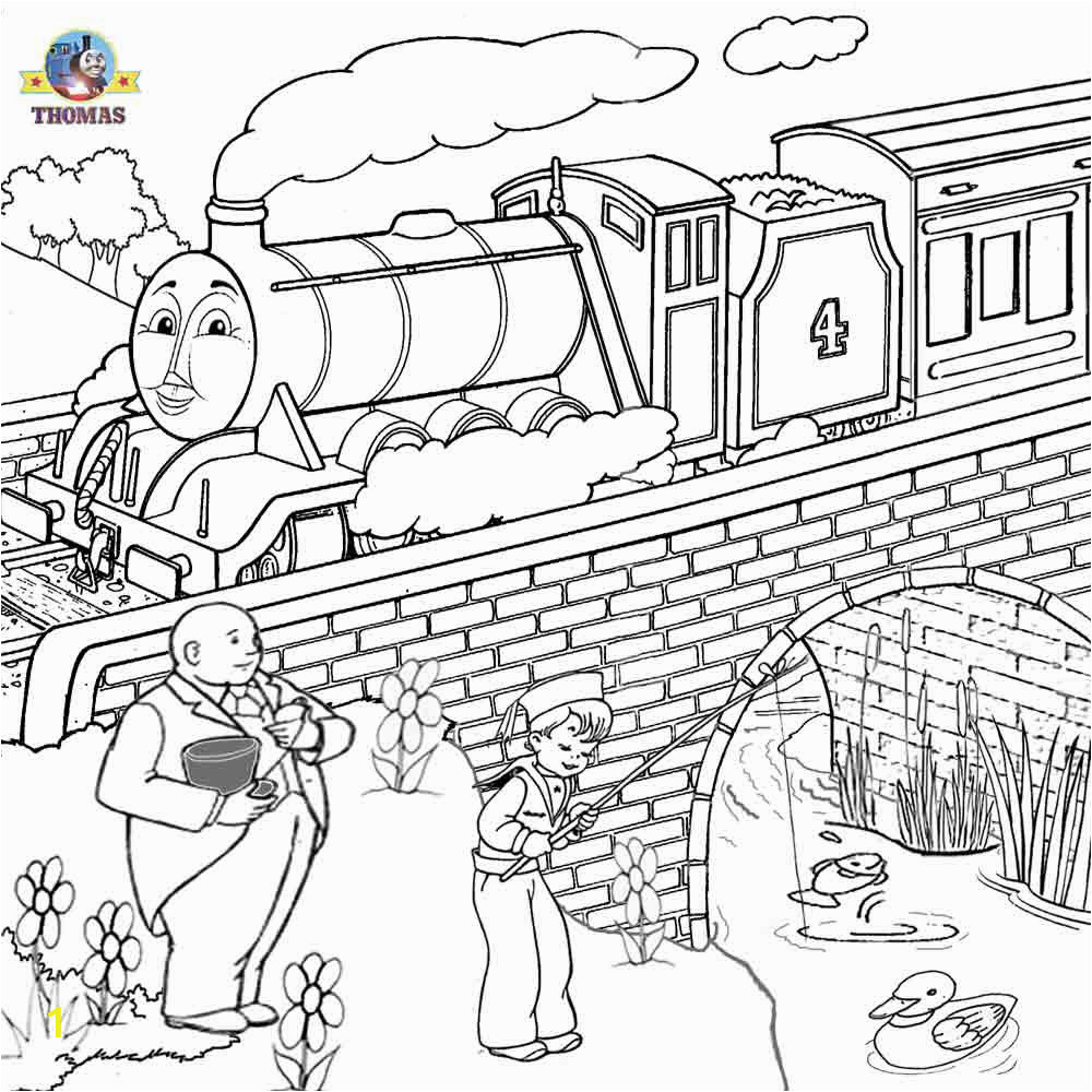 coloring thomas and friends