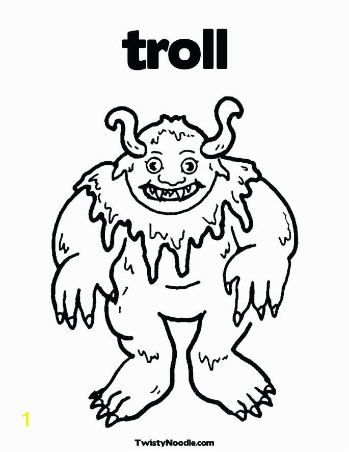 three billy goats gruff coloring pages