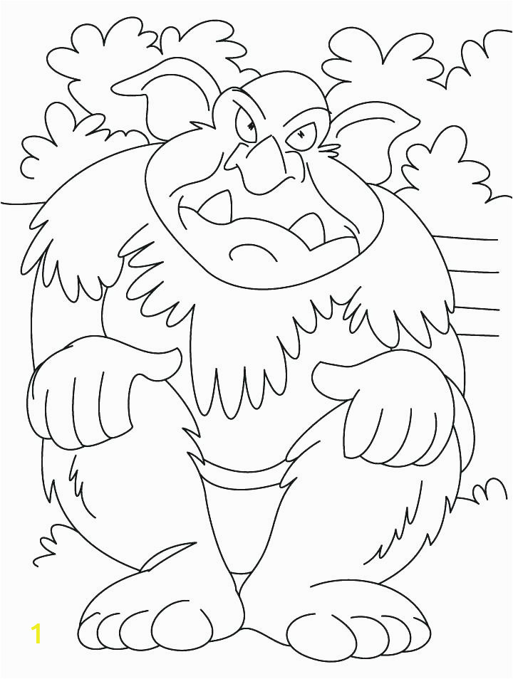 three billy goats gruff coloring pages