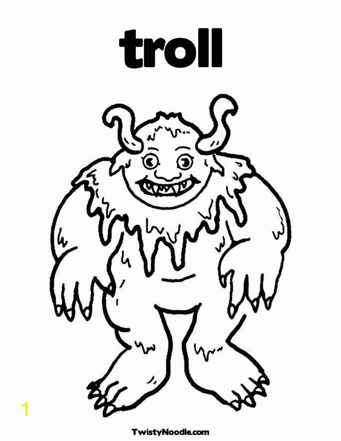 the three billy goats gruff coloring pages