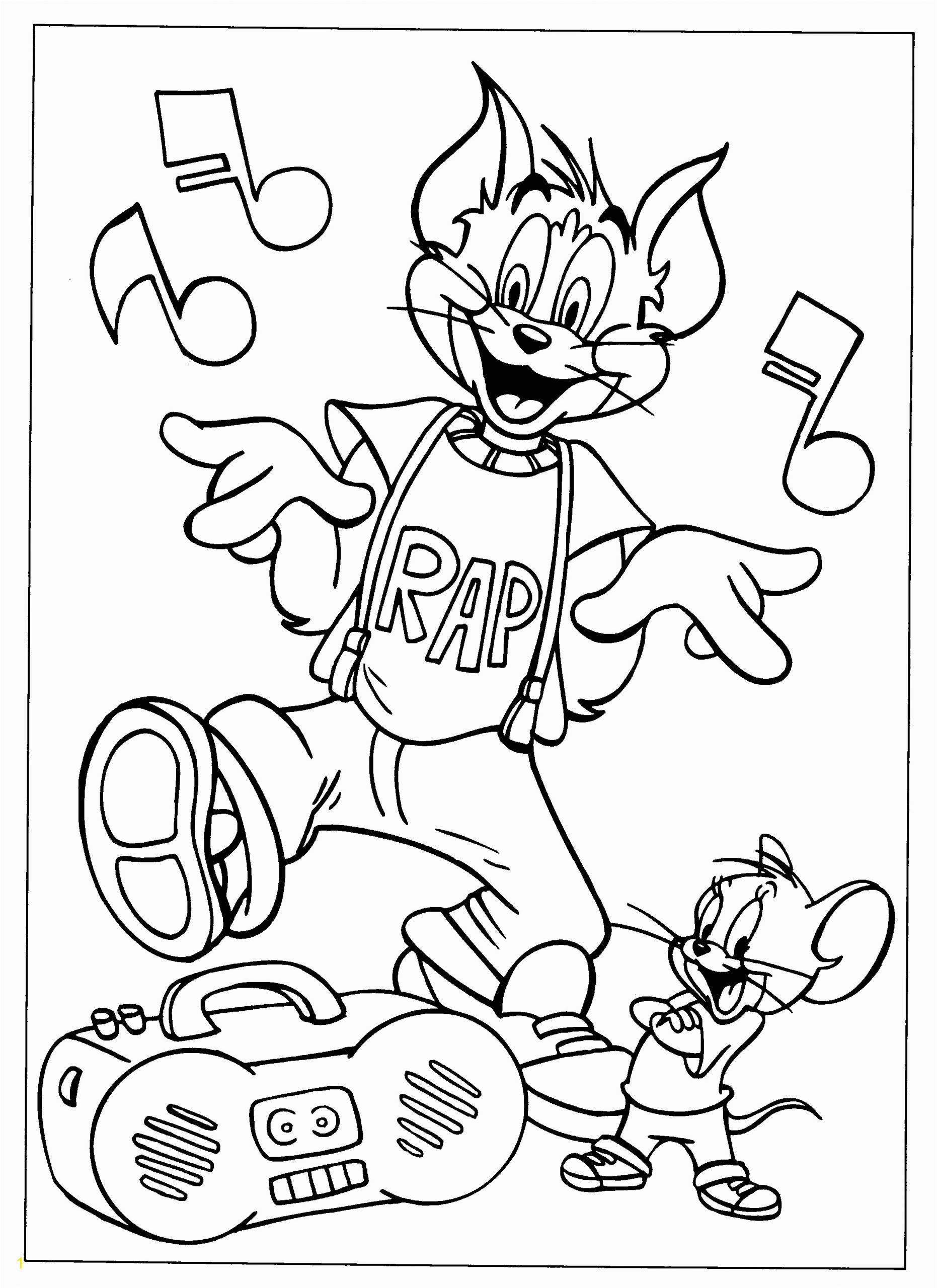 tom and jerry coloring pages