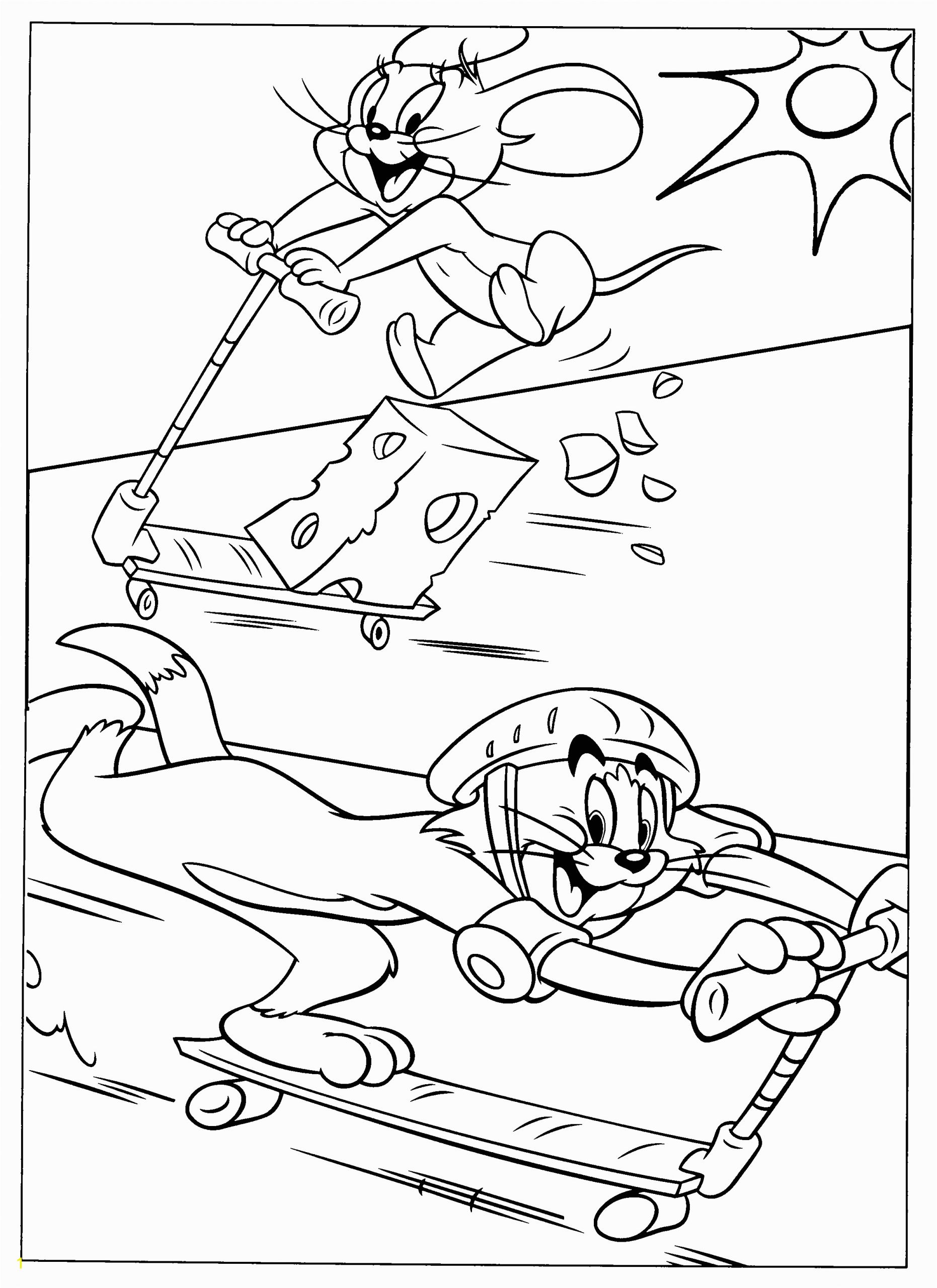 tom and jerry coloring pages