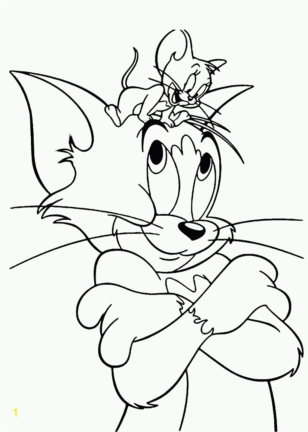 jerry coloring page