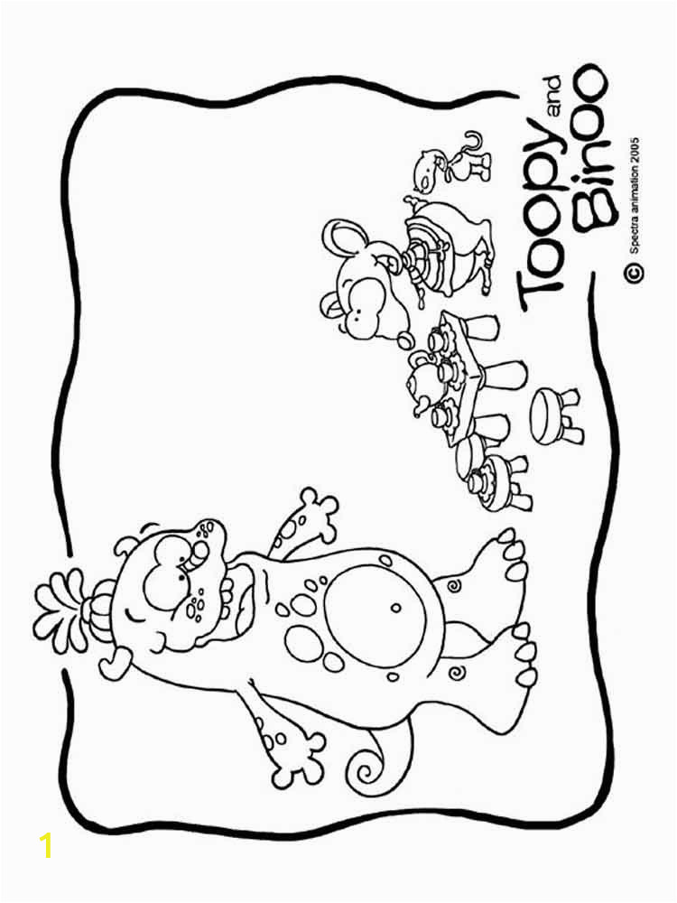toopy and binoo coloring pages