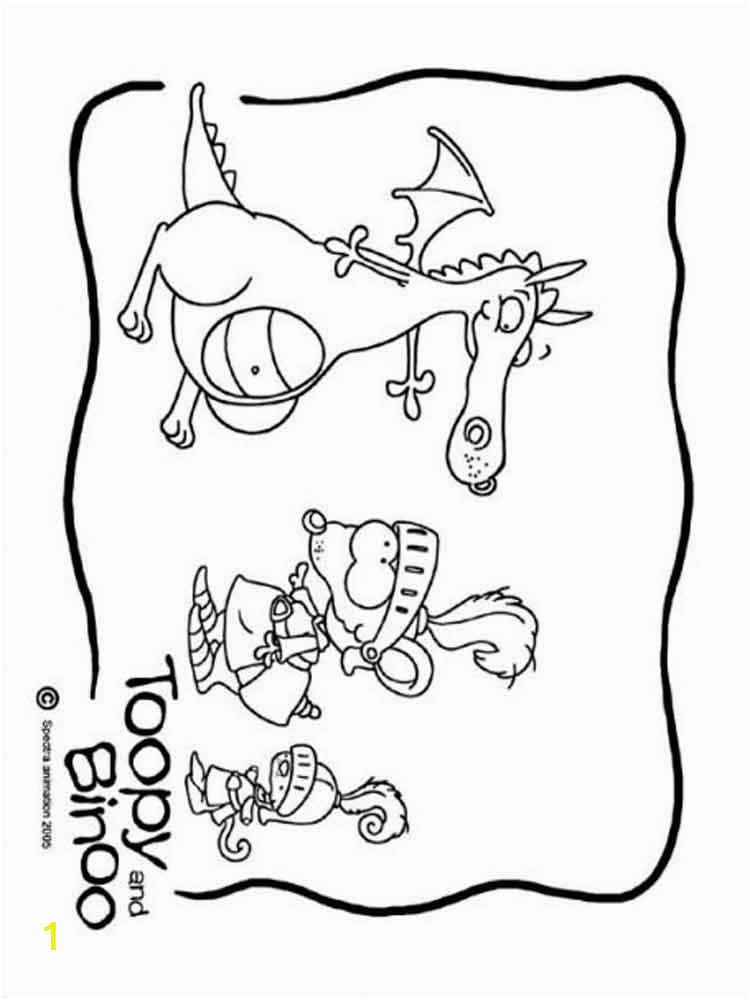 toopy and binoo coloring pages