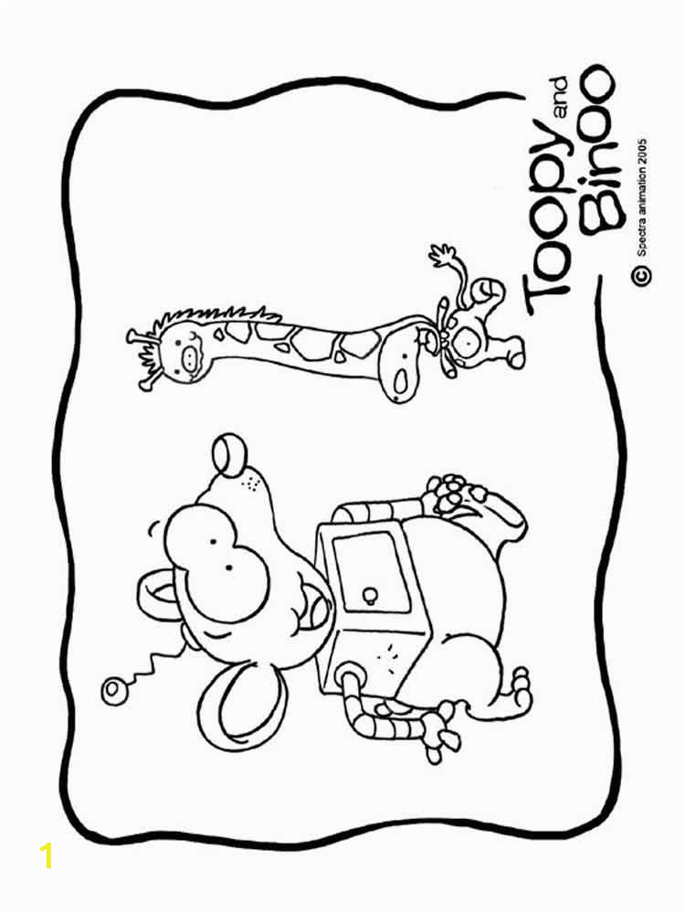 toopy and binoo coloring pages