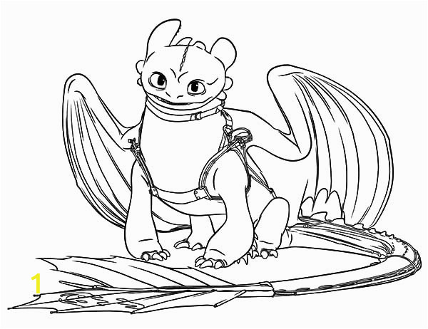 toothless sit calmly in how to train your dragon coloring pages 2