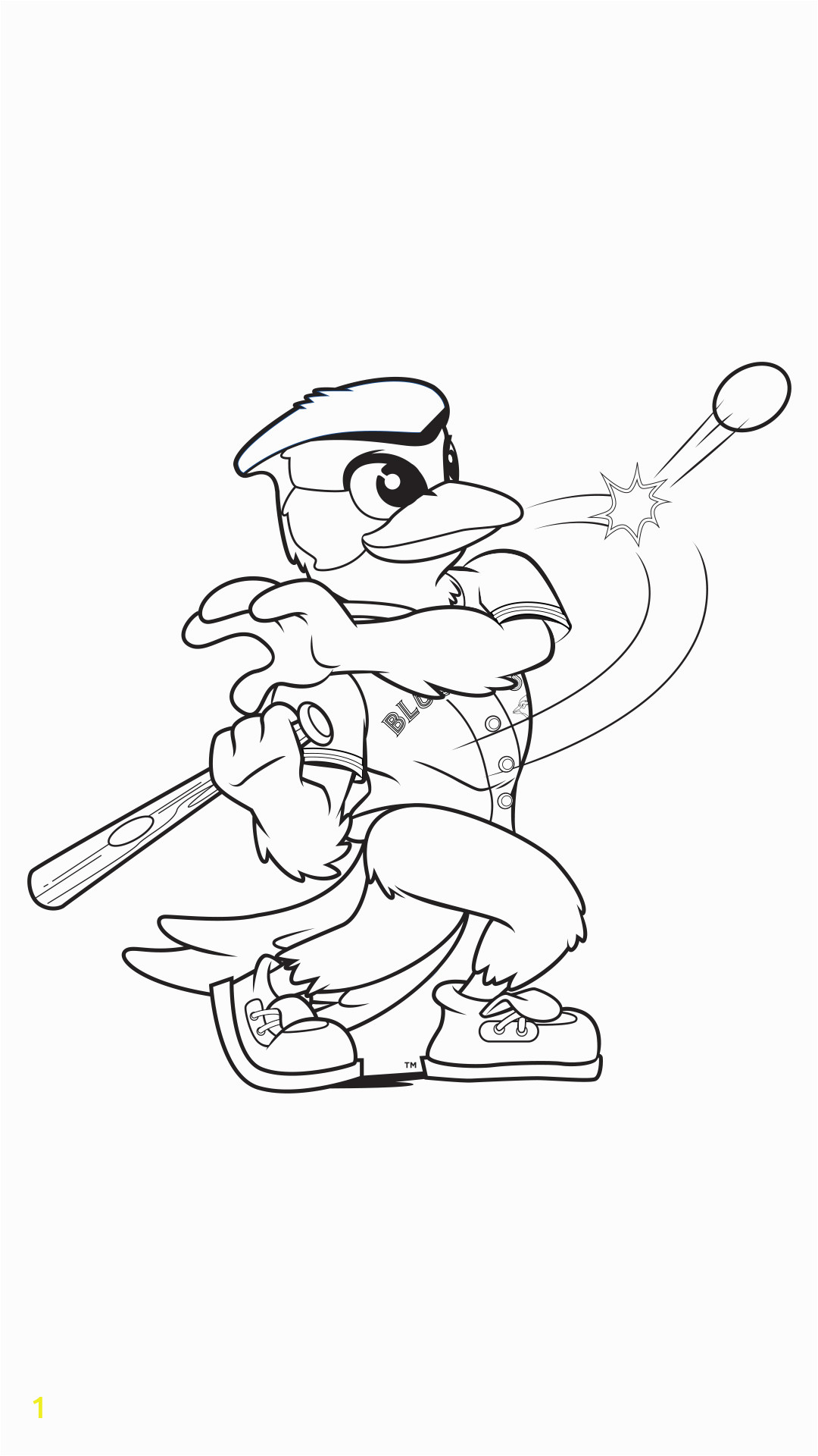 blue jays logo coloring pages sketch templates