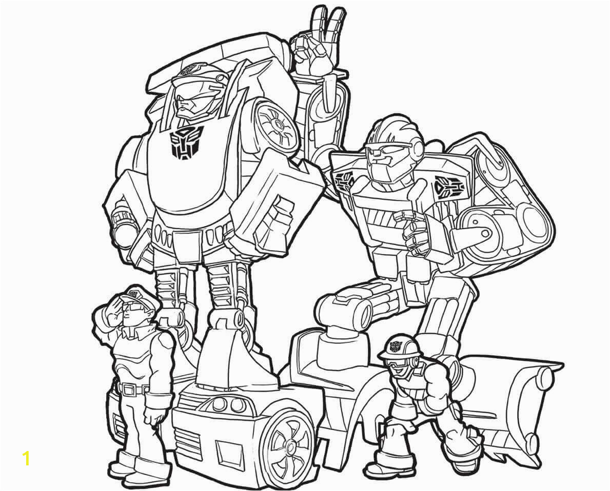 transformers rescue bots coloring pages