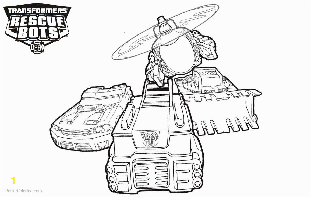 transformers rescue bots coloring pages vehicles