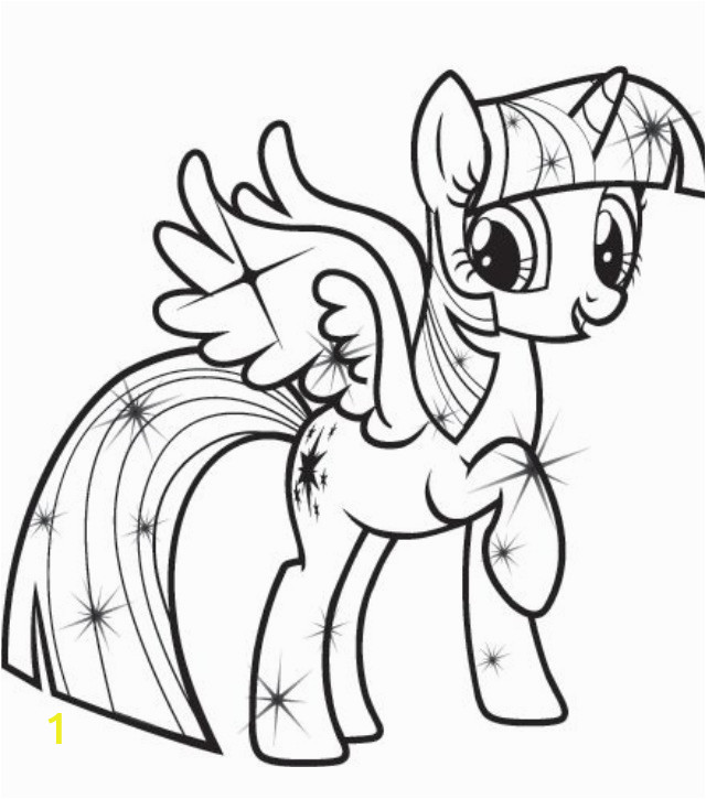 twilight my little pony coloring pages