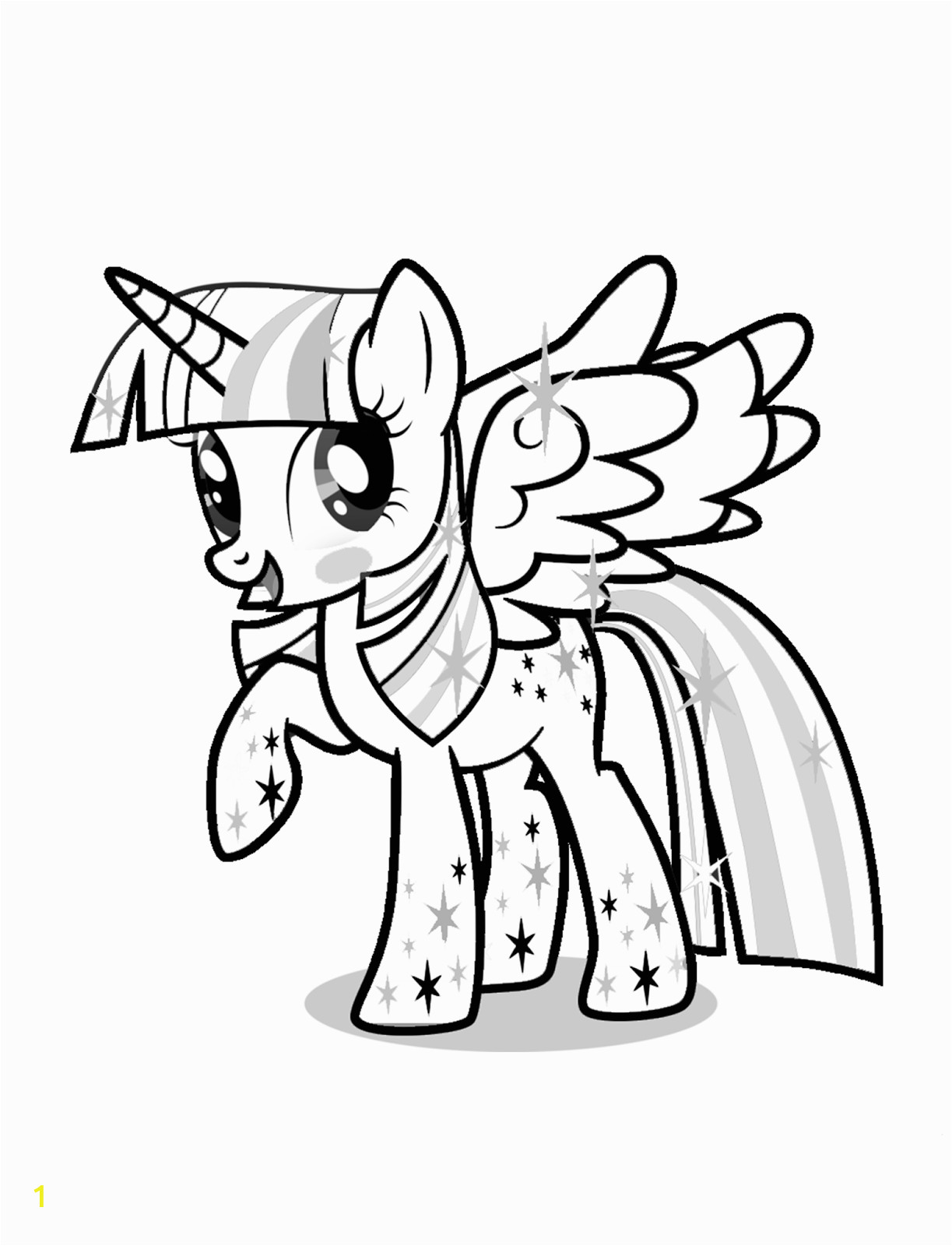 Twilight Sparkle Coloring Pages to Print Twilight Sparkle Coloring Pages Best Coloring Pages for Kids