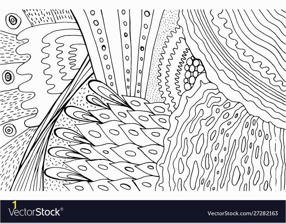 Unique Bohemian Coloring Pages for Adults Boho Doodle Pattern Adult Coloring Page Bohemian Vector Image