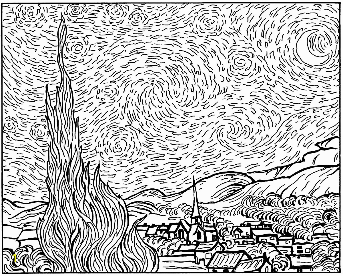 image=van gogh coloring pages for children vincent van gogh 1