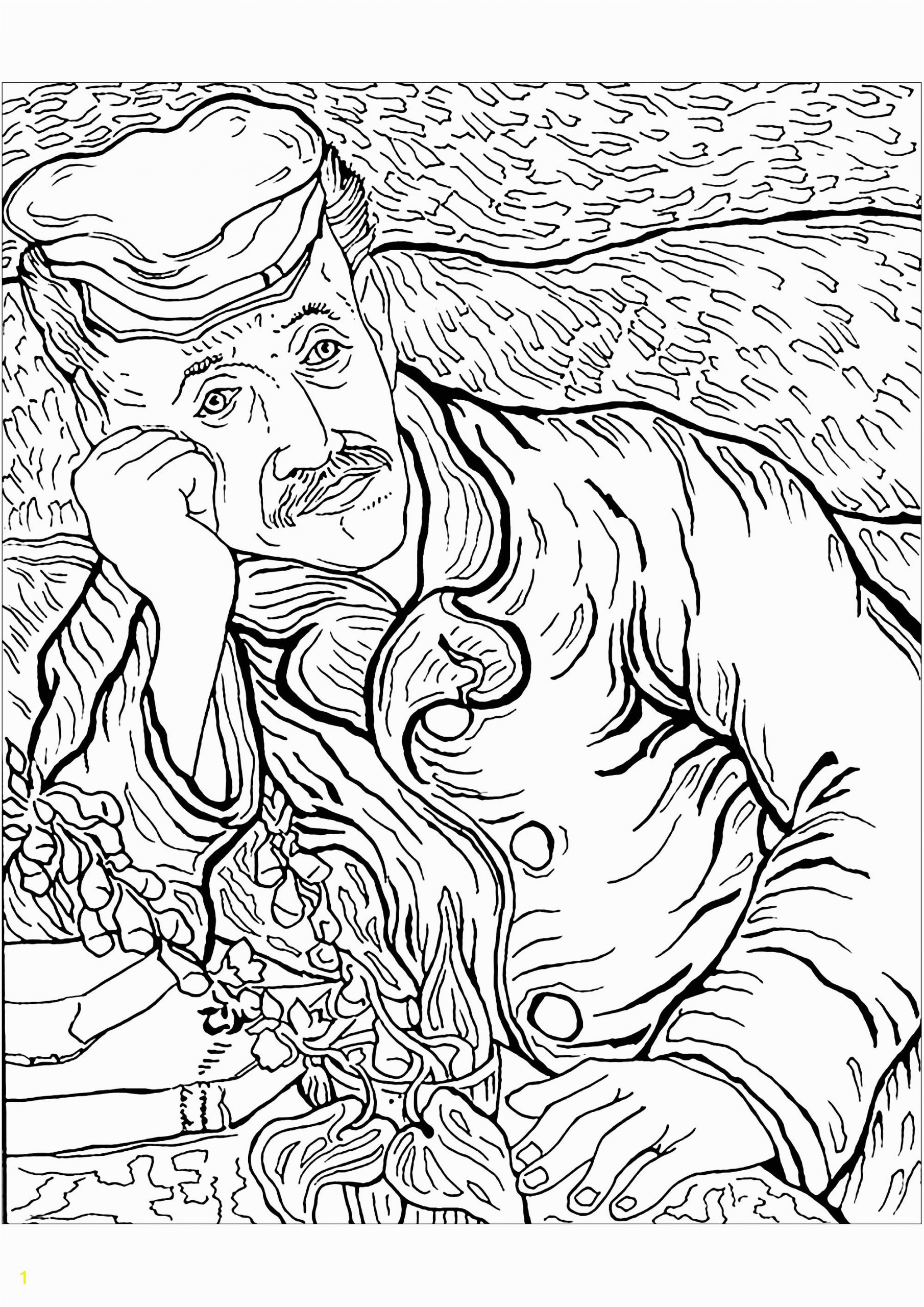 image=van gogh coloring pages for children vincent van gogh 1