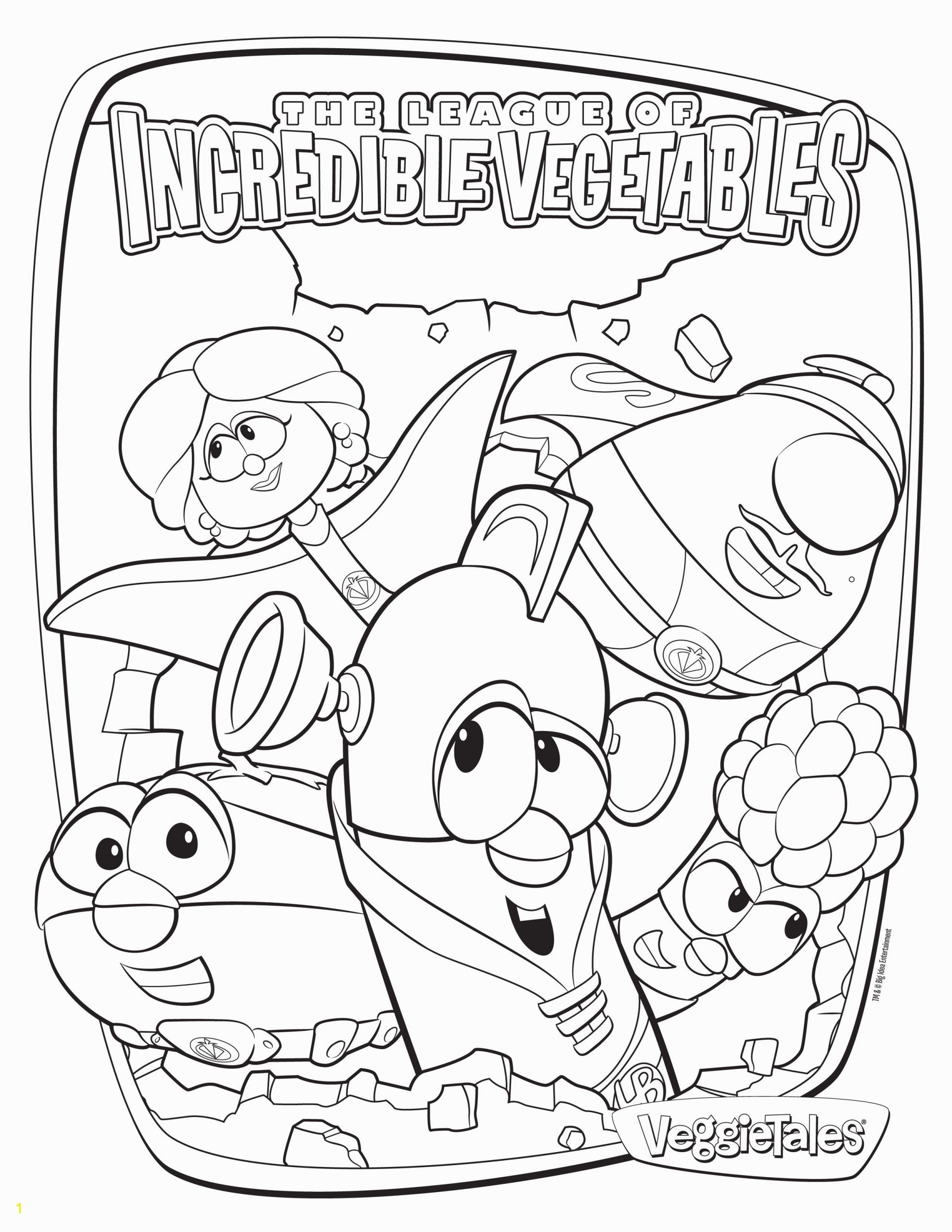 Veggie Tales Coloring Pages Larry Boy Veggie Tales Coloring Pages at Getdrawings