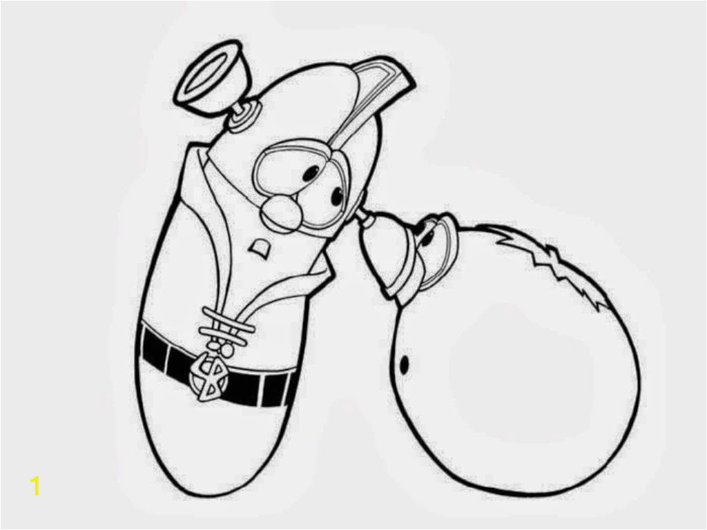 veggie tales coloring pages larry boy