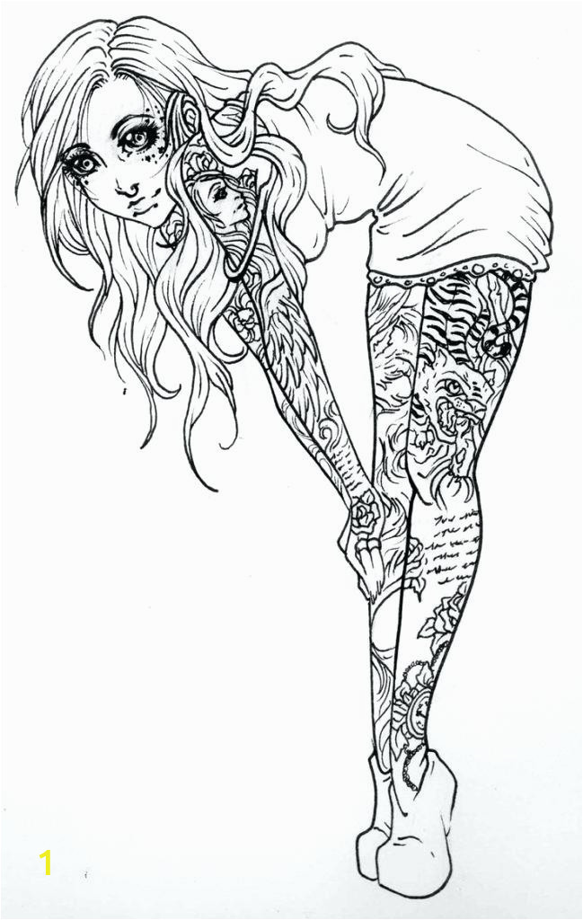 pin up coloring pages