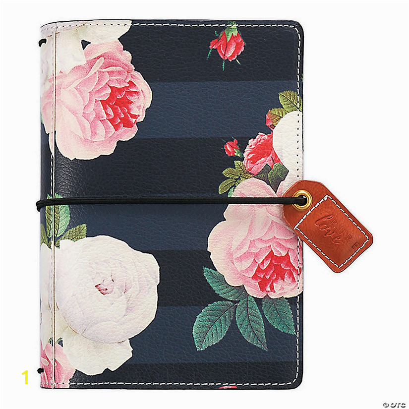 websters pages color crush pocket travelers notebook planner 4 25x6 black floral a2 fltr