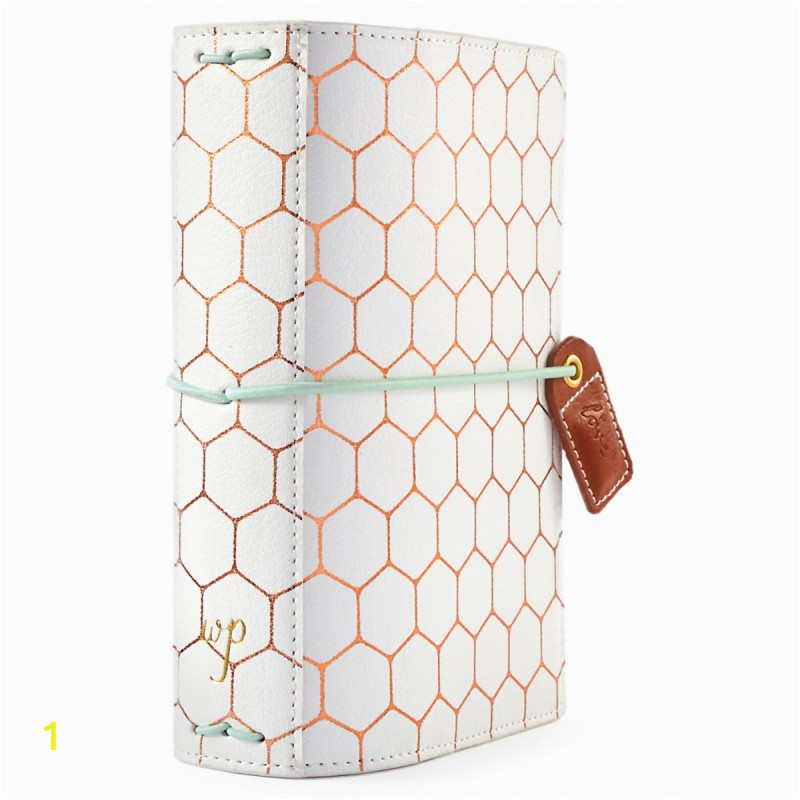 copper hexagon color crush pocket traveler s planner 425x6 webster s pages